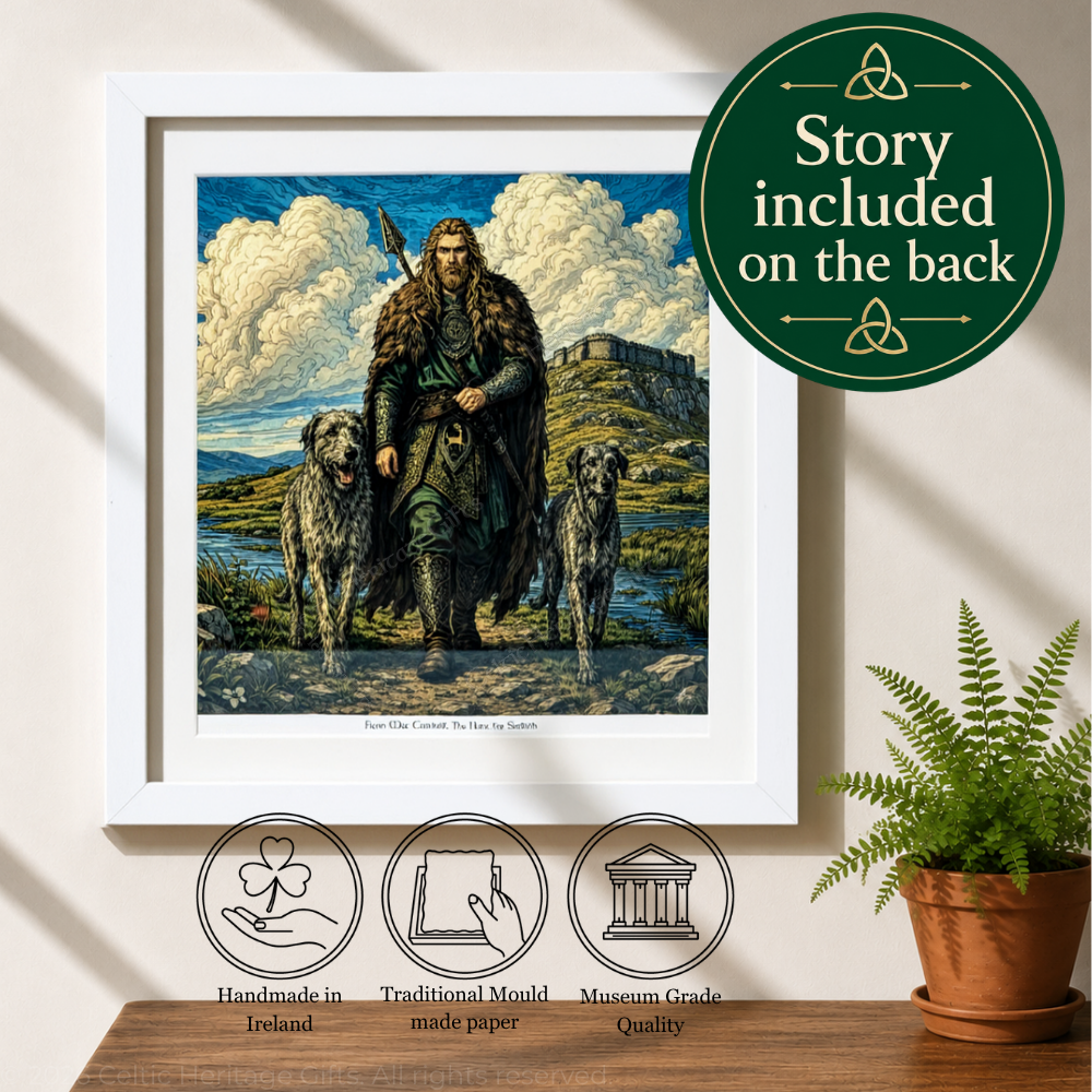 Fionn Mac Cumhaill: The Hunt for Sadhbh (Artwork Print)