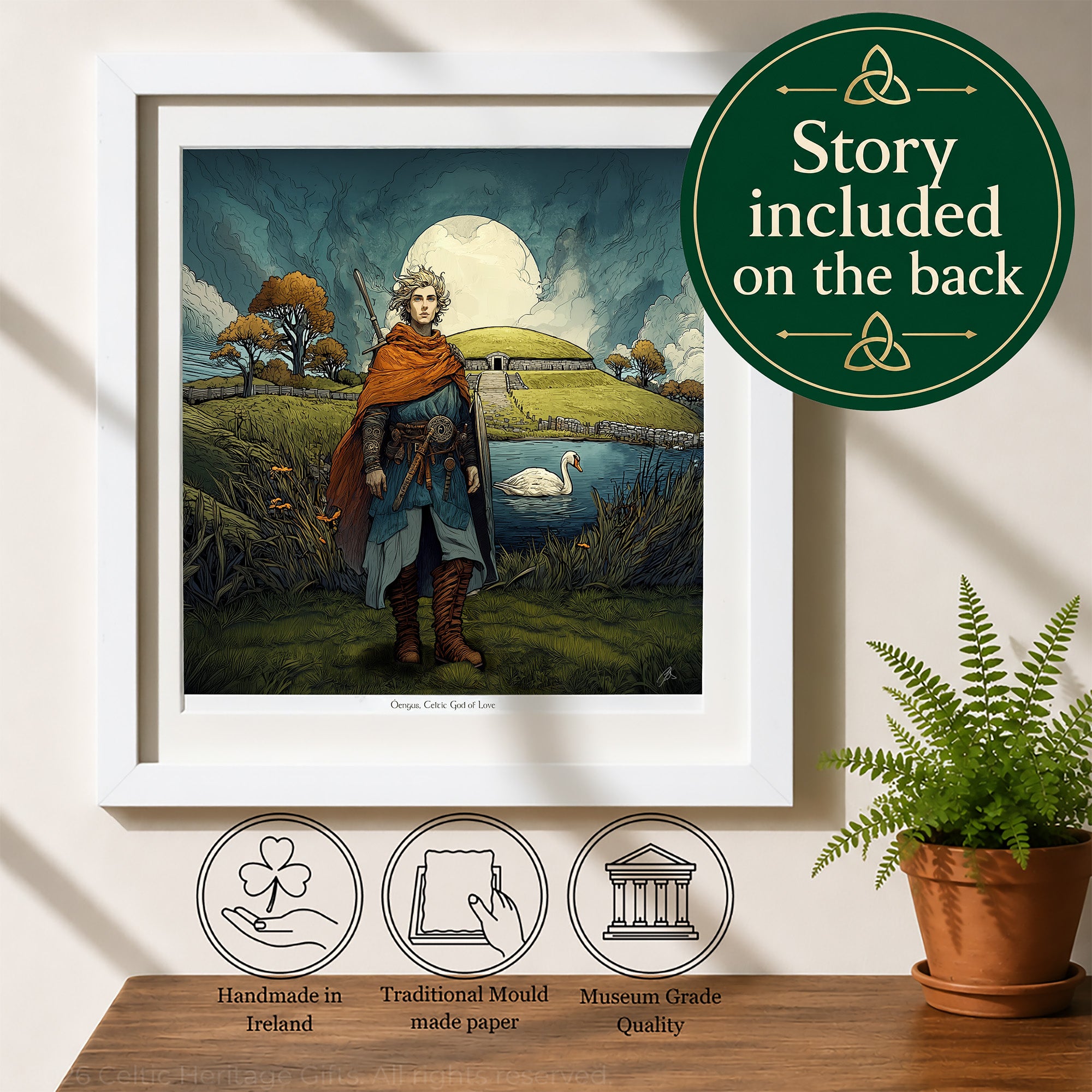 Óengus, Celtic God of Love (Artwork Print)