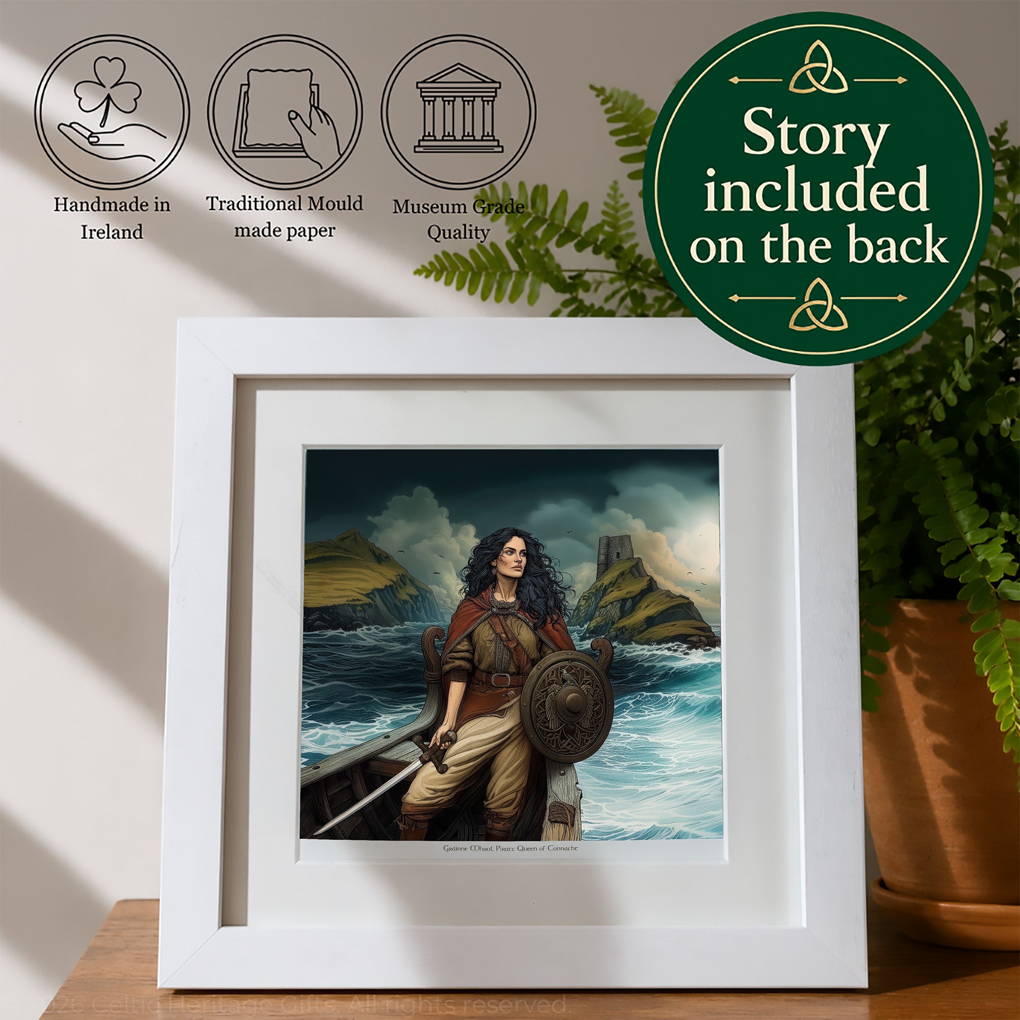 Gráinne Mhaol: Pirate Queen of Connacht (Artwork Print)