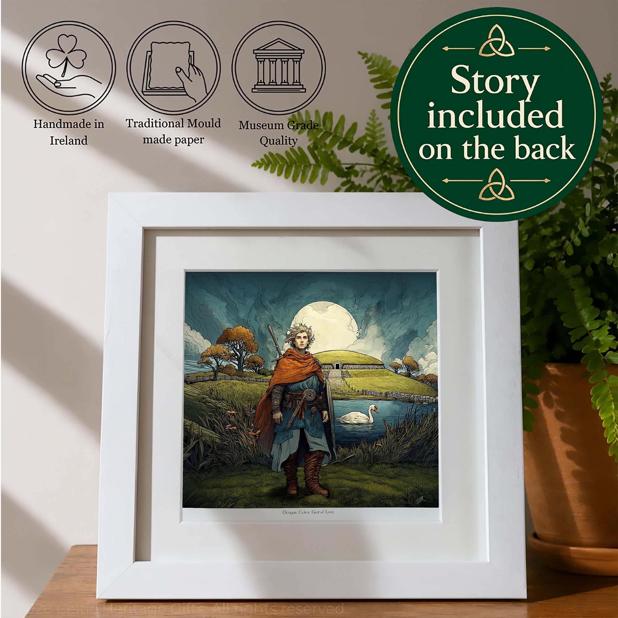 Óengus, Celtic God of Love (Artwork Print)