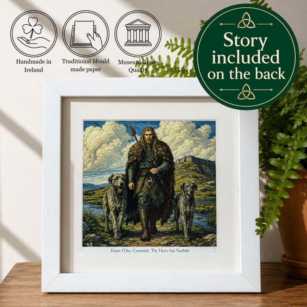 Fionn Mac Cumhaill: The Hunt for Sadhbh (Artwork Print)