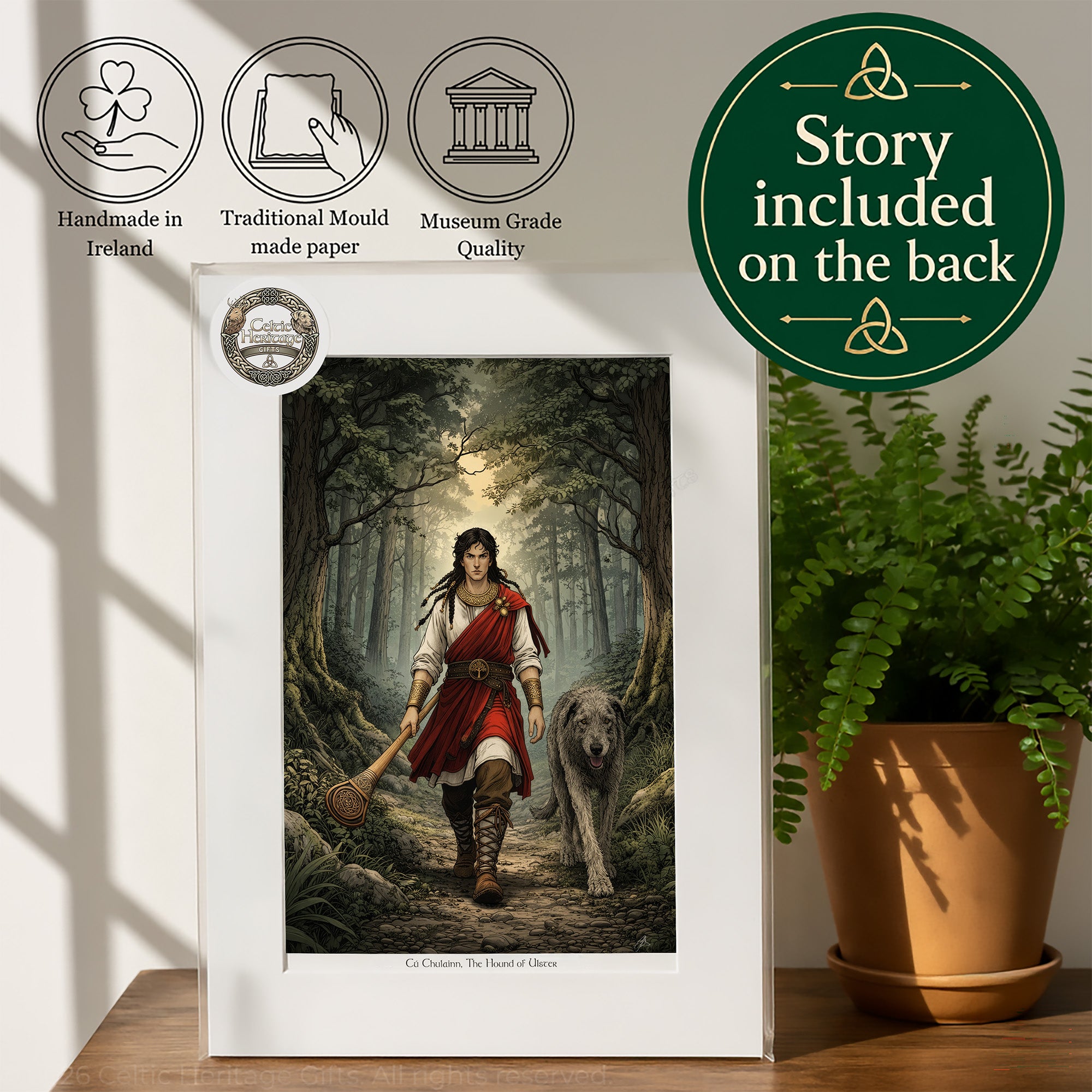 Cú Chulainn: The Hound of Ulster (Artwork Print)