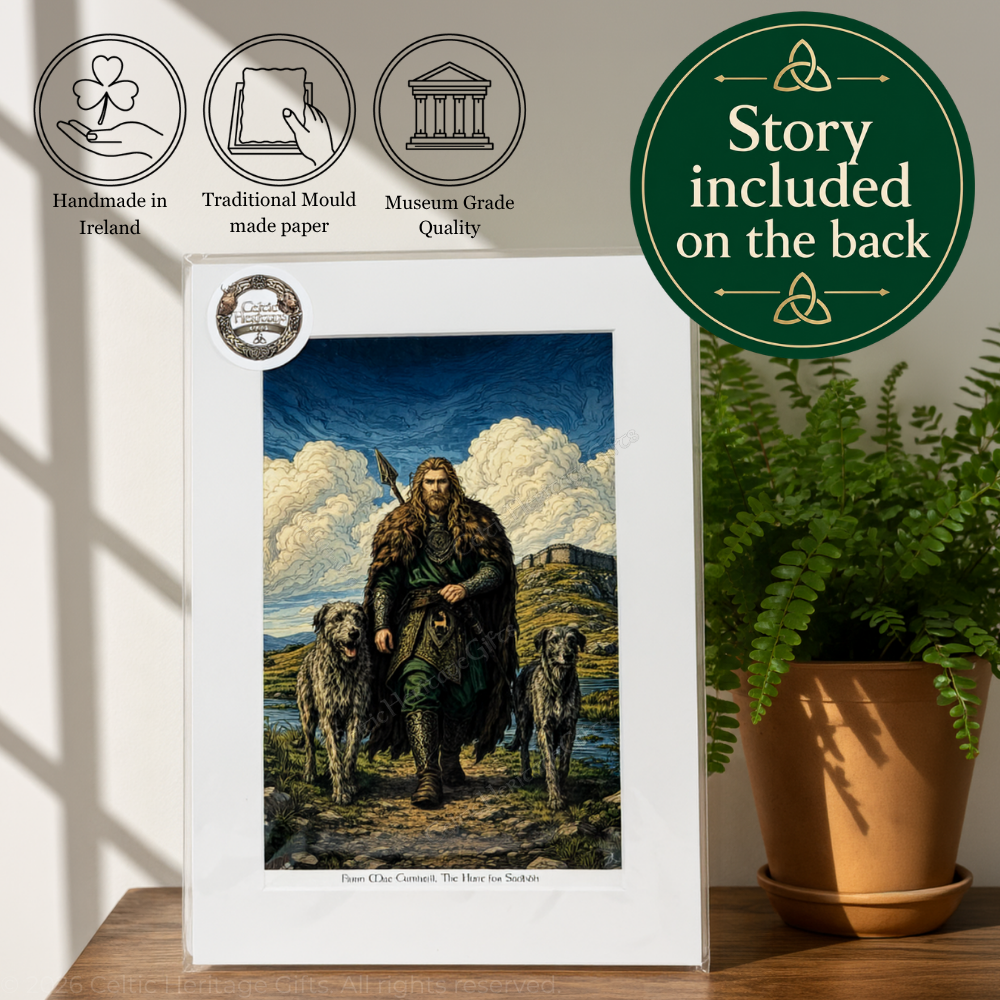 Fionn Mac Cumhaill: The Hunt for Sadhbh (Artwork Print)