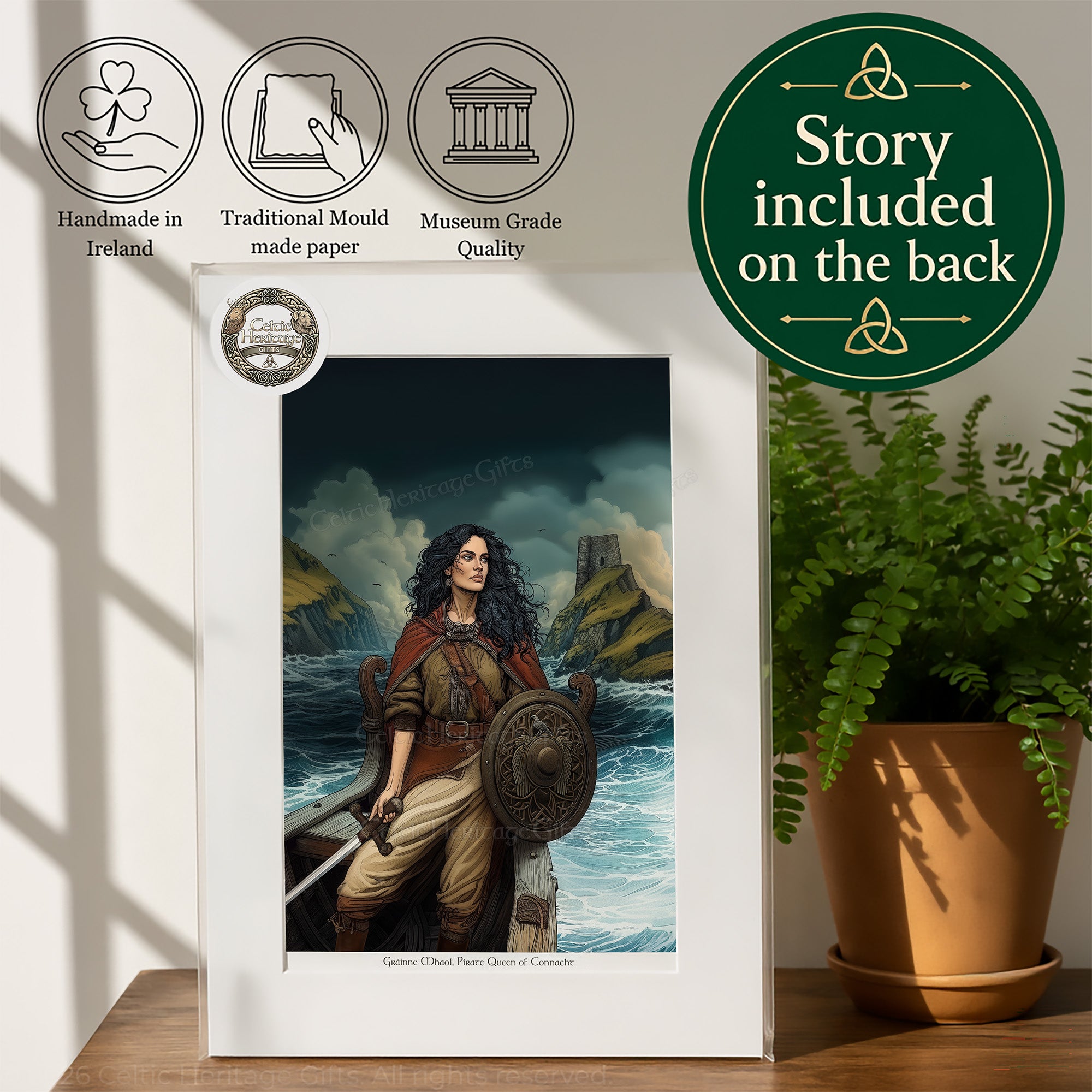 Gráinne Mhaol: Pirate Queen of Connacht (Artwork Print)