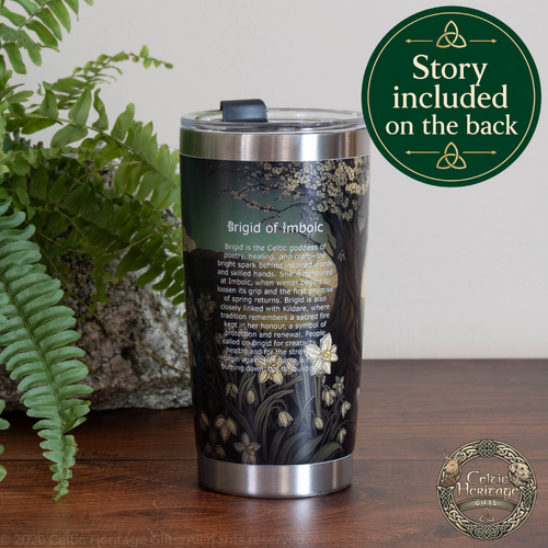 Brigid of Imbolc (20oz / 600ml Travel Mug)