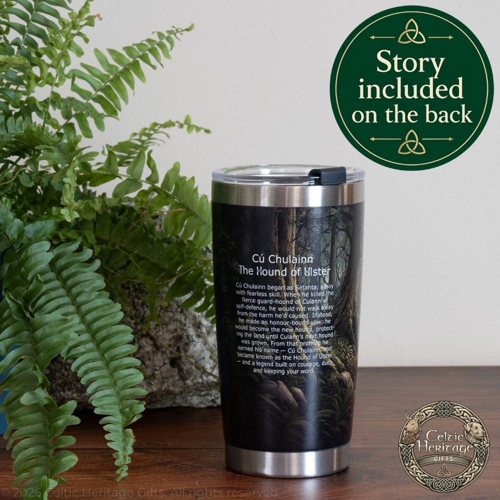 Cú Chulainn: The Hound of Ulster (20oz / 600ml Travel Mug)