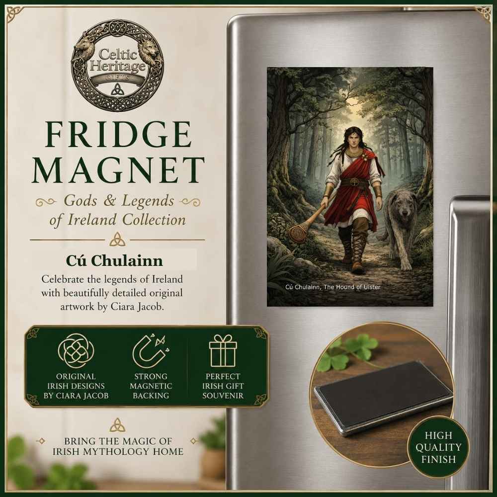 Cú Chulainn: The Hound of Ulster Fridge Magnet