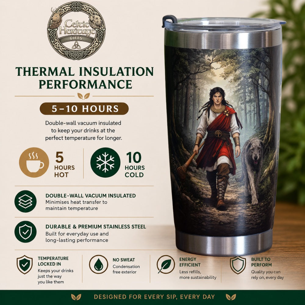 Cú Chulainn: The Hound of Ulster (20oz / 600ml Travel Mug)