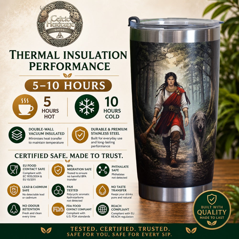 Cú Chulainn: The Hound of Ulster (20oz / 600ml Travel Mug)
