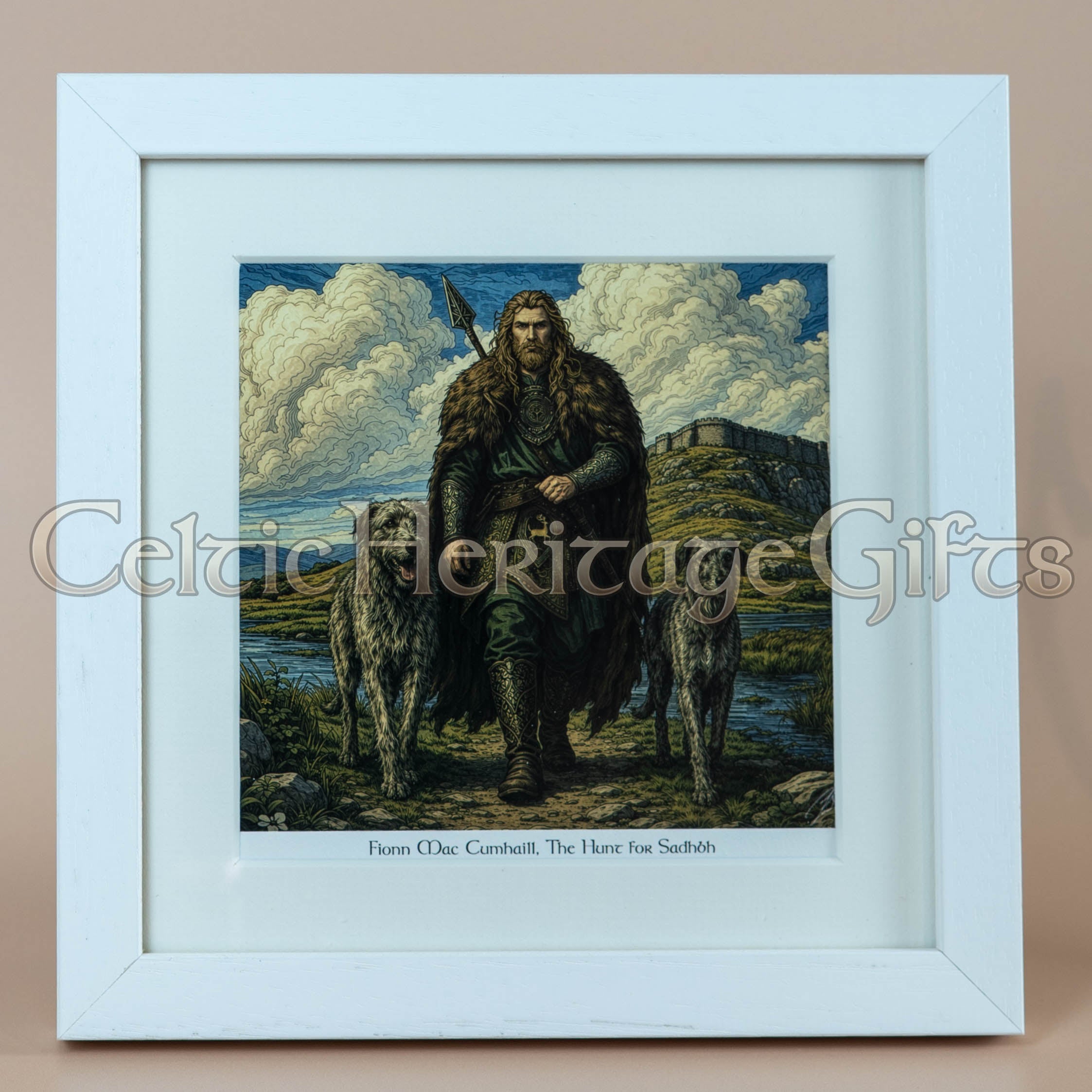 Fionn Mac Cumhaill: The Hunt for Sadhbh (Artwork Print)