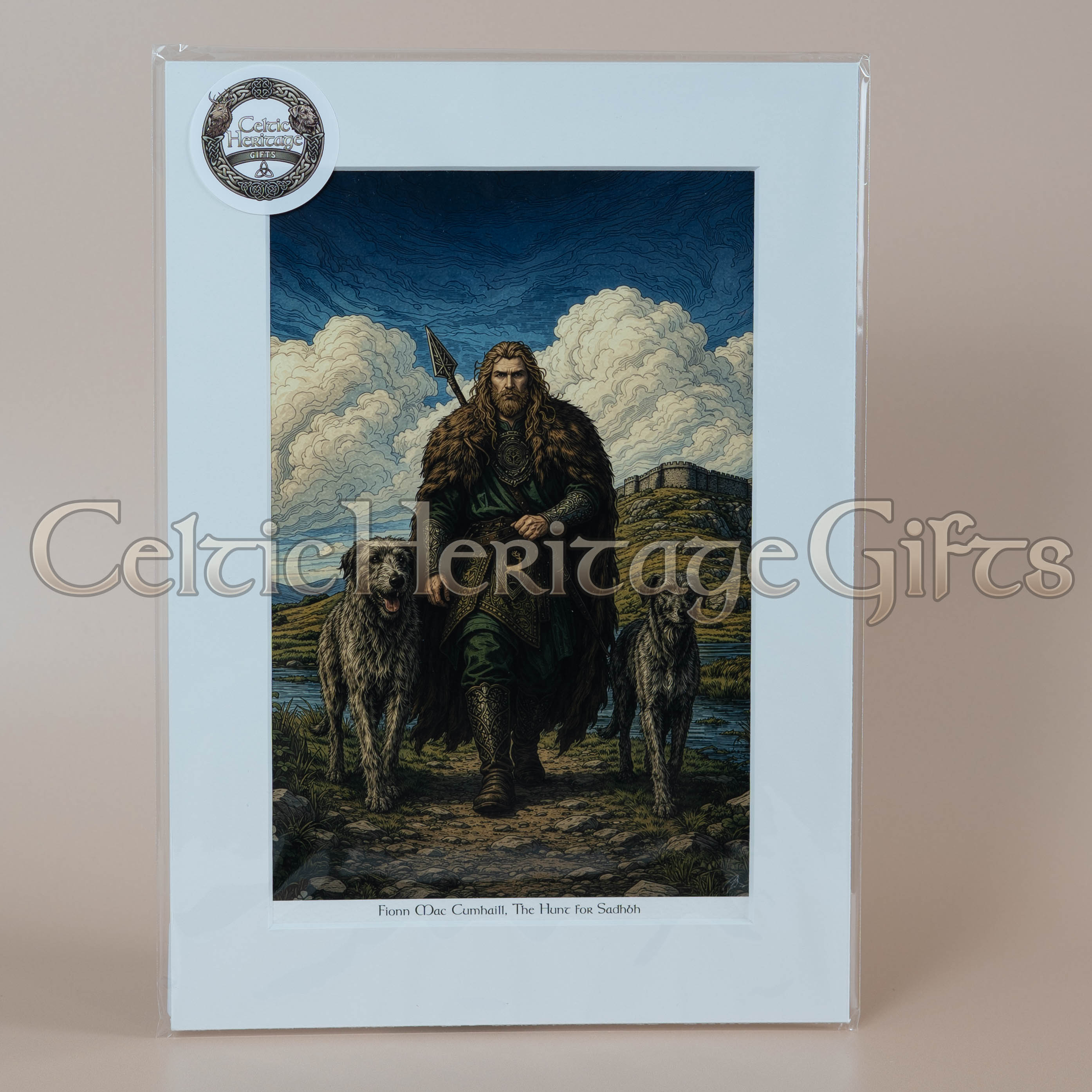 Fionn Mac Cumhaill: The Hunt for Sadhbh (Artwork Print)