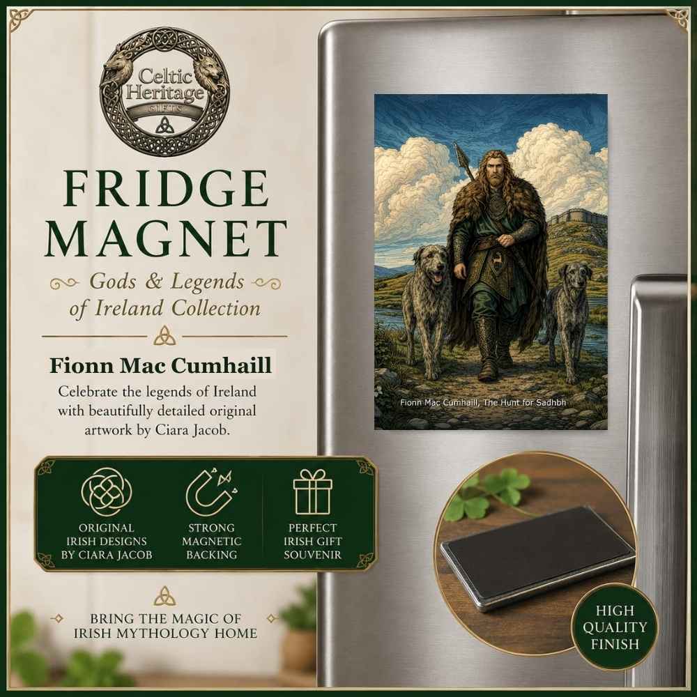 Fionn Mac Cumhaill: The Hunt for Sadhbh Fridge Magnet