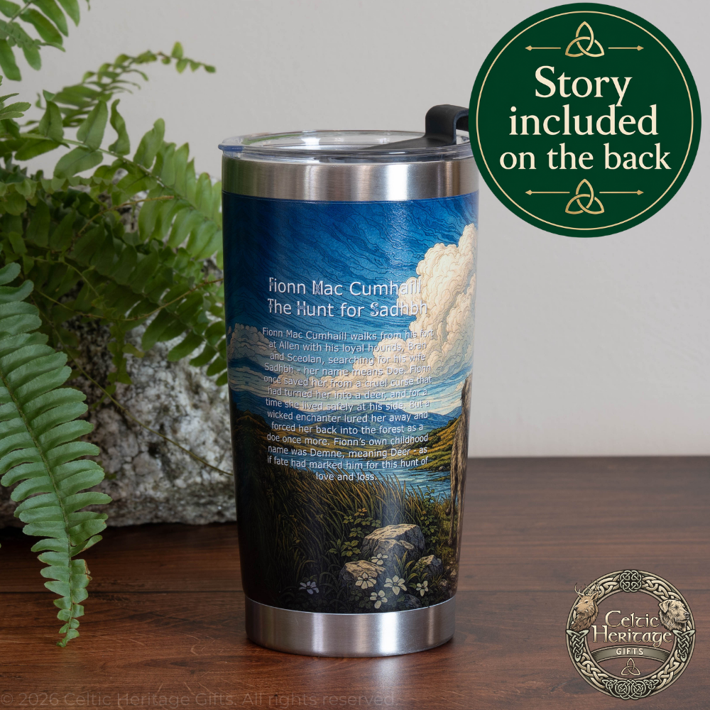 Fionn Mac Cumhaill: The Hunt for Sadhbh (20oz / 600ml Travel Mug)