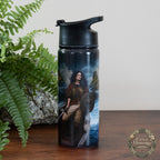 Gráinne Mhaol Grace O’Malley 500ml stainless steel water bottle with Kildavnet Castle Mayo Irish designed