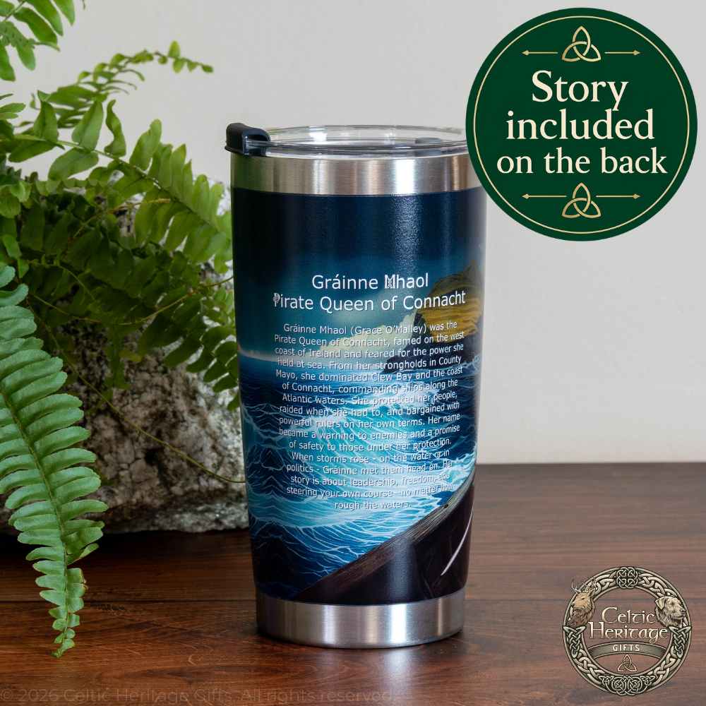 Gráinne Mhaol: Pirate Queen of Connacht (20oz / 600ml Travel Mug)