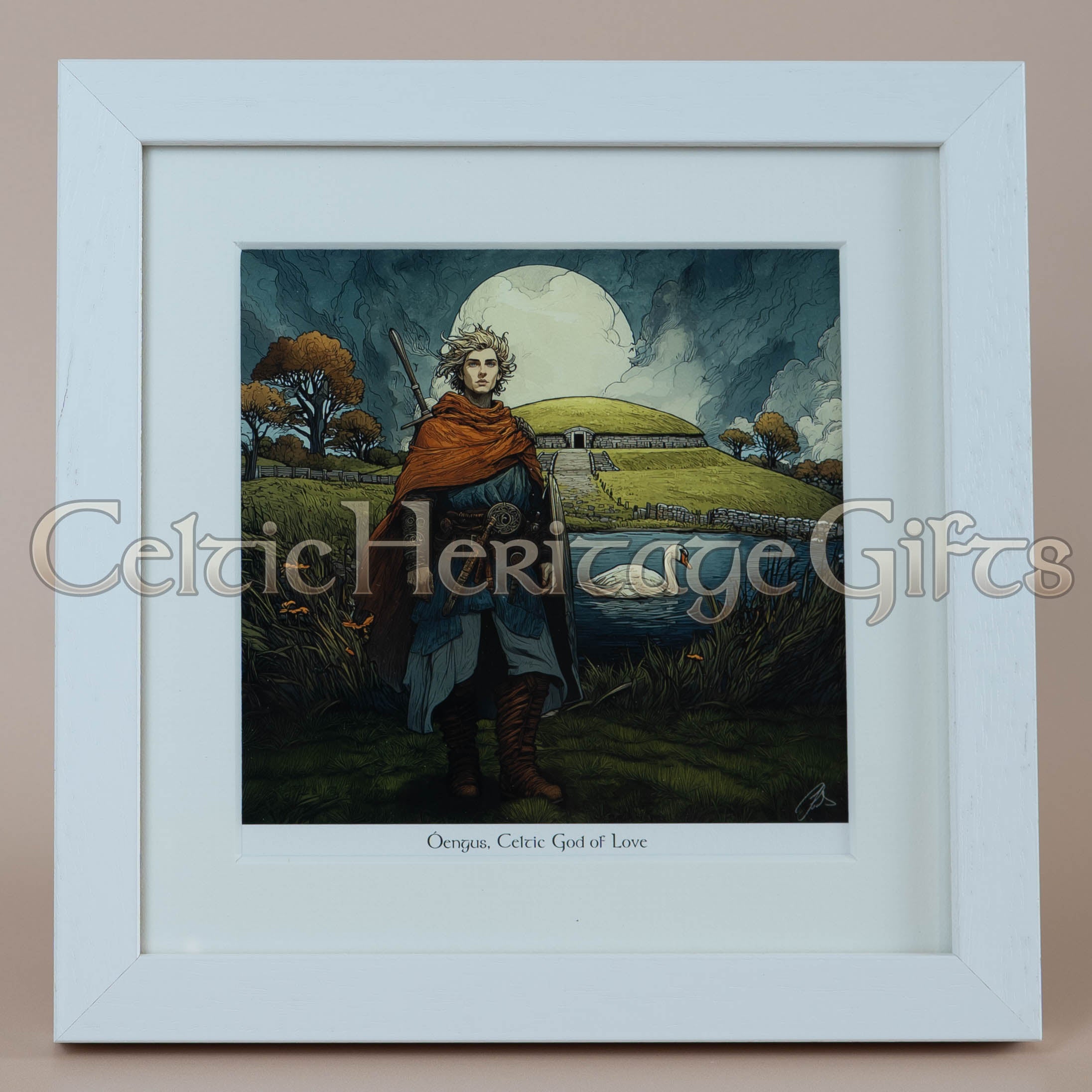 Óengus, Celtic God of Love (Artwork Print)