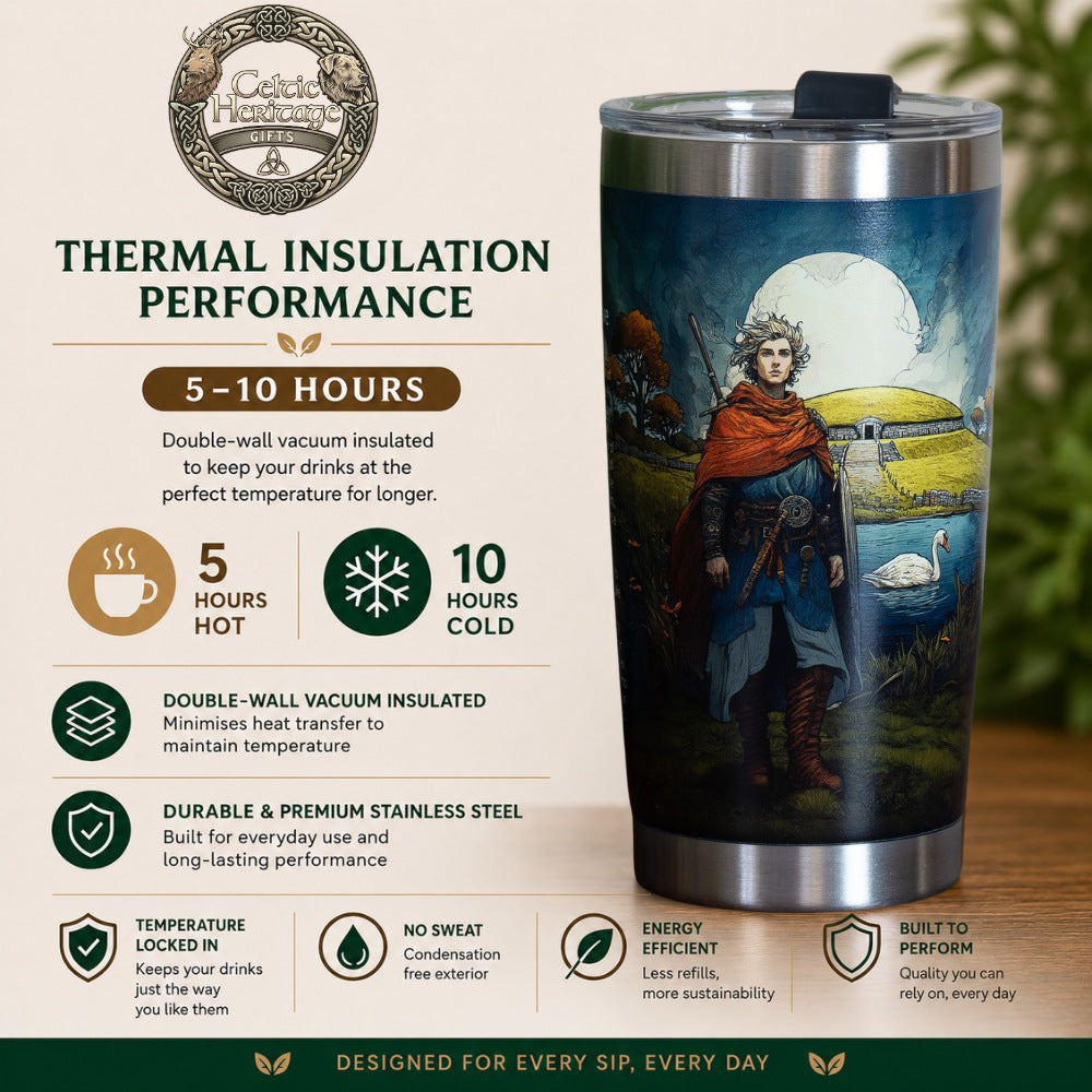 Óengus: Celtic God of Love (20oz / 600ml Travel Mug)