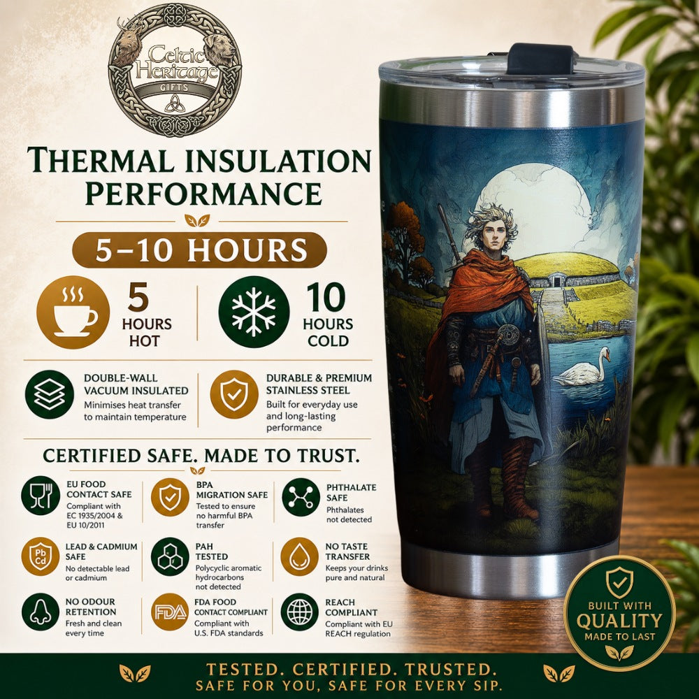 Óengus: Celtic God of Love (20oz / 600ml Travel Mug)