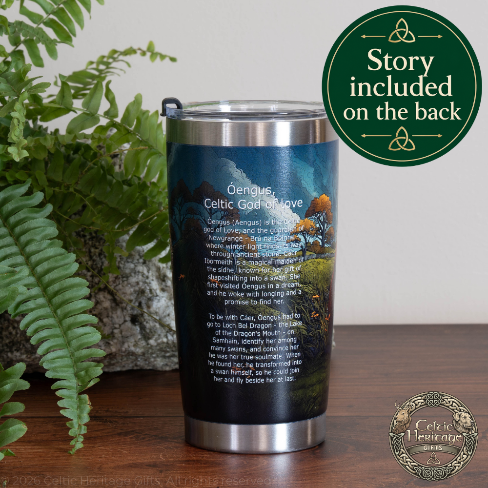Óengus: Celtic God of Love (20oz / 600ml Travel Mug)