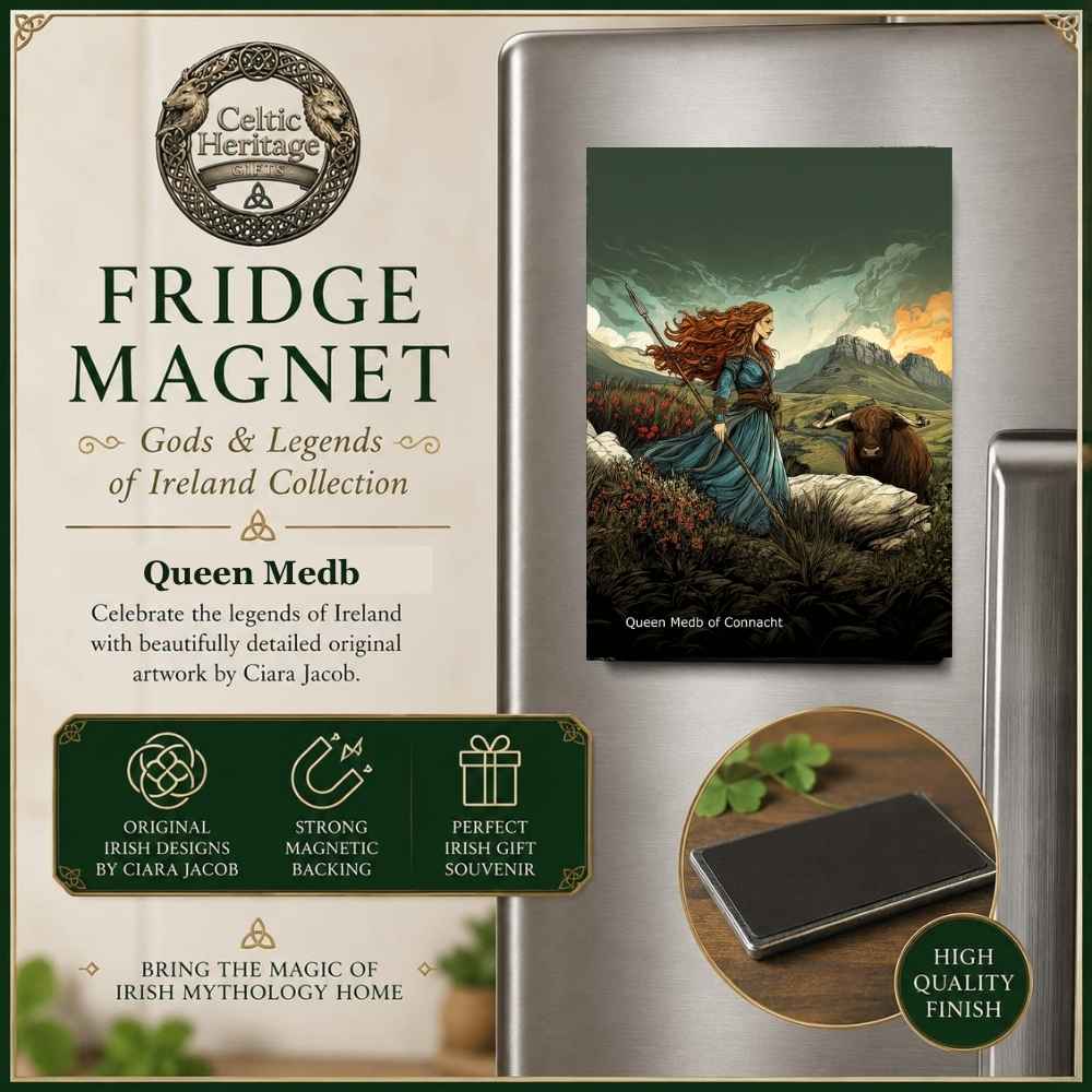 Queen Medb of Connaught Fridge Magnet