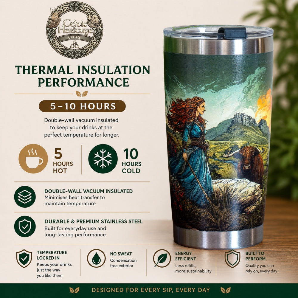 Queen Medb of Connacht (20oz / 600ml Travel Mug)